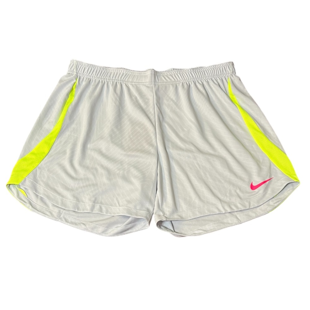 Nike DRI-FIT Soccer Shorts Women’s XL Gray Standard Fit NWT
